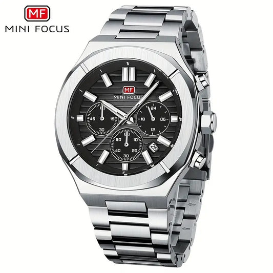 MINIFOCUS Multifunction Quartz Watch – Bold Design, Timeless Precision