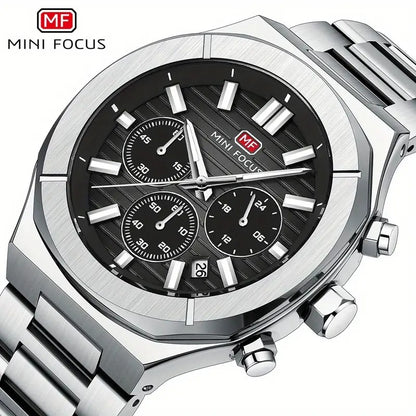 MINIFOCUS Multifunction Quartz Watch – Bold Design, Timeless Precision